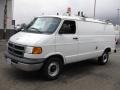 2001 Bright White Dodge Ram Van 3500 Cargo Utility  photo #3