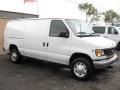 2001 Oxford White Ford E Series Van E250 Cargo  photo #1