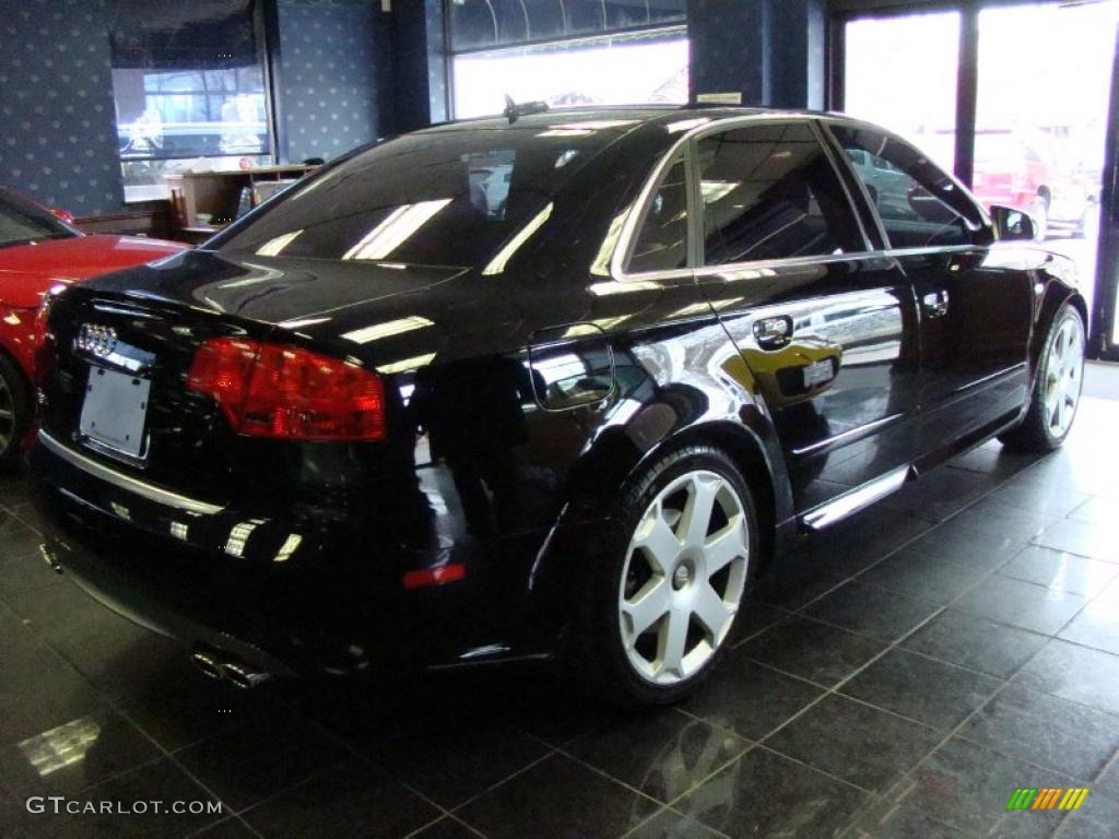 2005 S4 4.2 quattro Sedan - Brilliant Black / Ebony photo #3