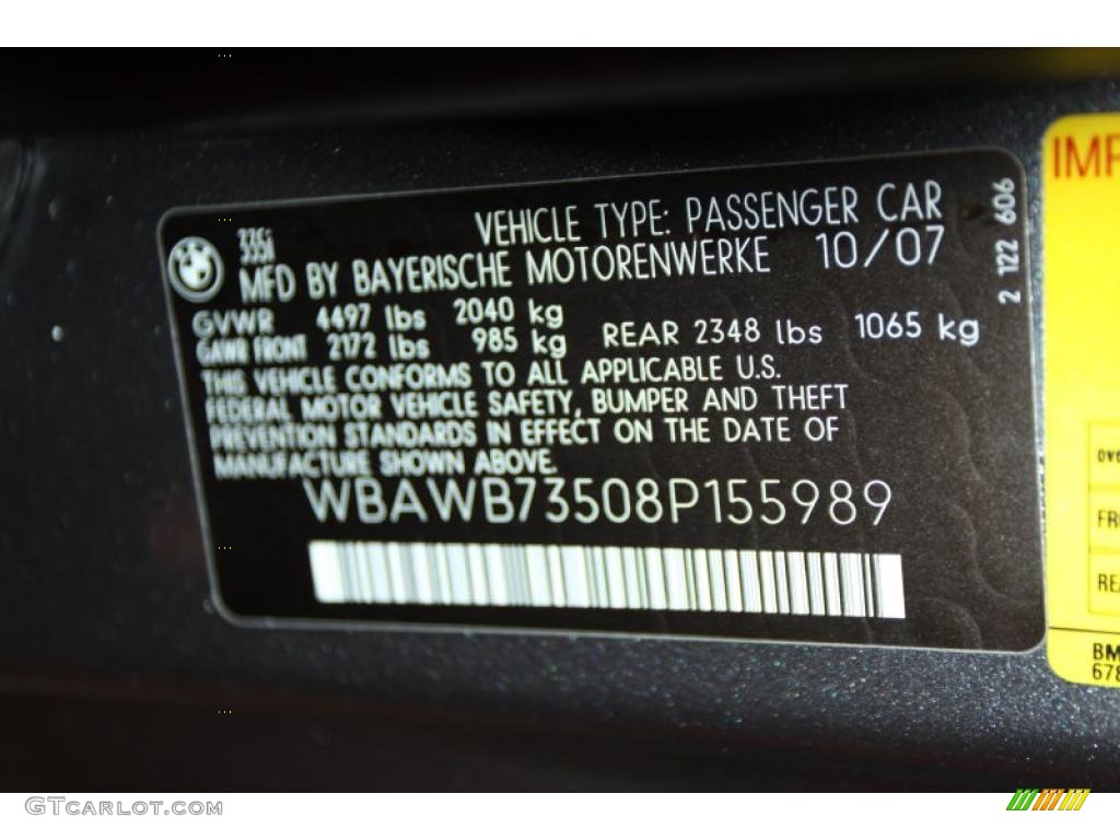 2008 3 Series 335i Coupe - Sparkling Graphite Metallic / Gray photo #57