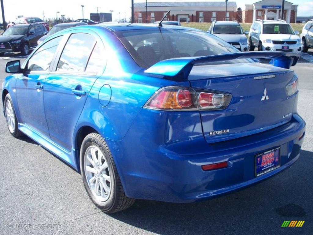 2011 Octane Blue Pearl Mitsubishi Lancer ES 41934959 Photo 3