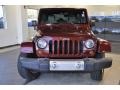 2008 Red Rock Crystal Pearl Jeep Wrangler Unlimited Sahara  photo #3