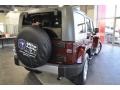 2008 Red Rock Crystal Pearl Jeep Wrangler Unlimited Sahara  photo #5