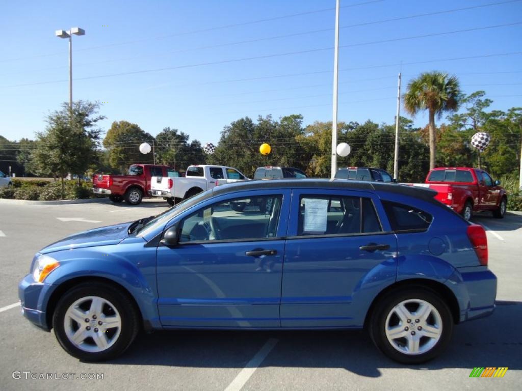 2007 Caliber SXT - Marine Blue Pearl / Pastel Slate Gray photo #2