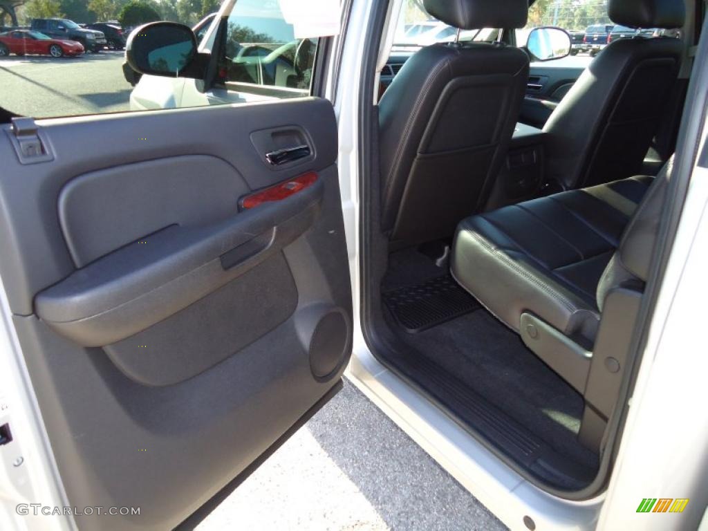 2010 Silverado 1500 LTZ Crew Cab 4x4 - Sheer Silver Metallic / Ebony photo #6