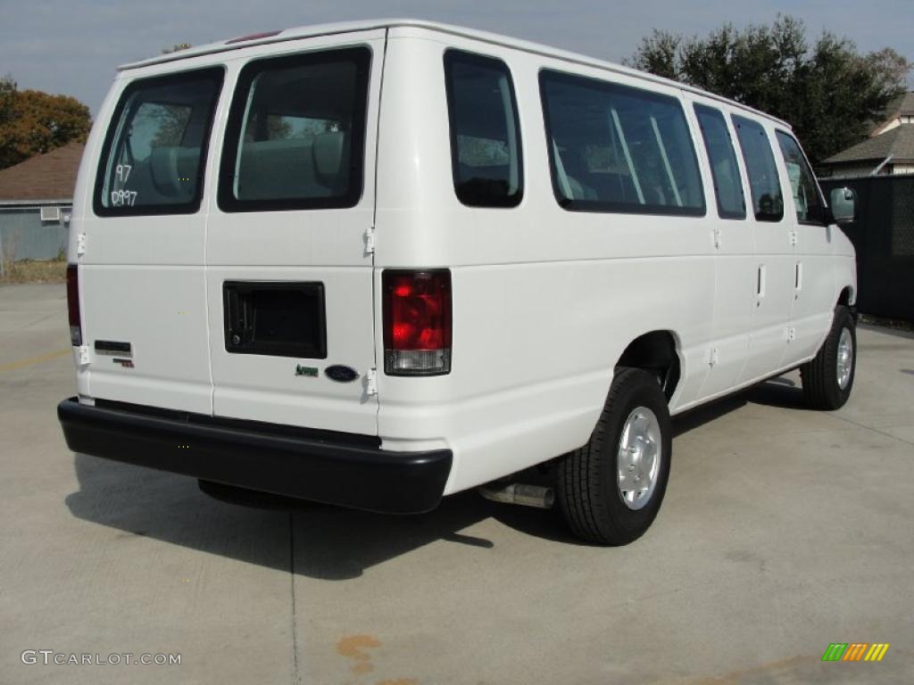 Oxford White 2011 Ford E Series Van E350 XL Extended Passenger Exterior Photo #41977611