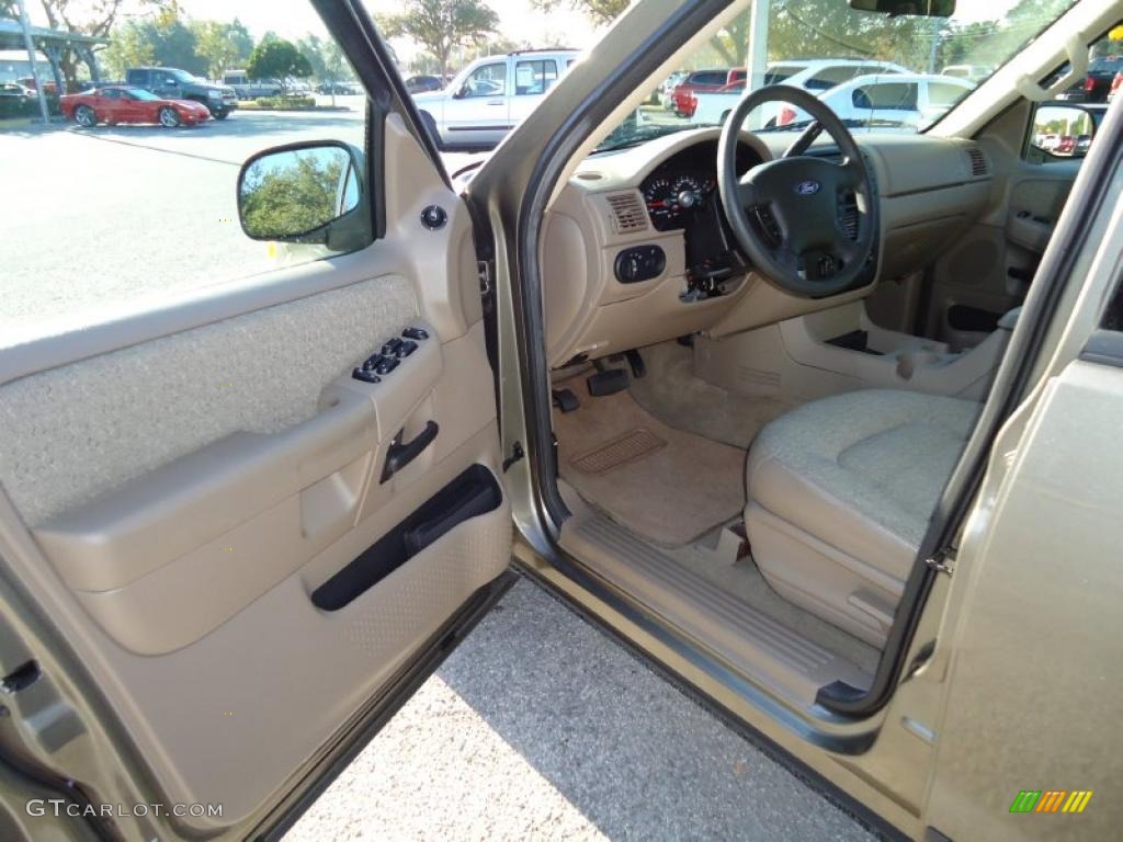 2004 Explorer XLS - Mineral Grey Metallic / Medium Parchment photo #4