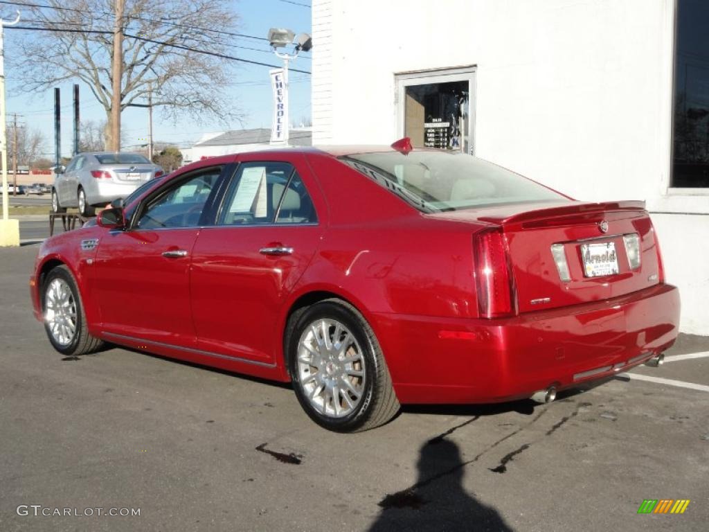 Crystal Red Tintcoat 2010 Cadillac STS V8 Exterior Photo #41978151