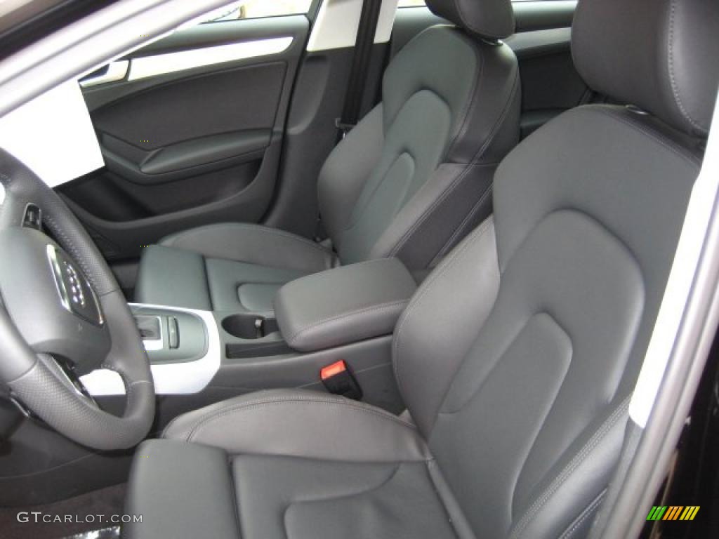 Black Interior 2011 Audi A4 2.0T Sedan Photo #41980015