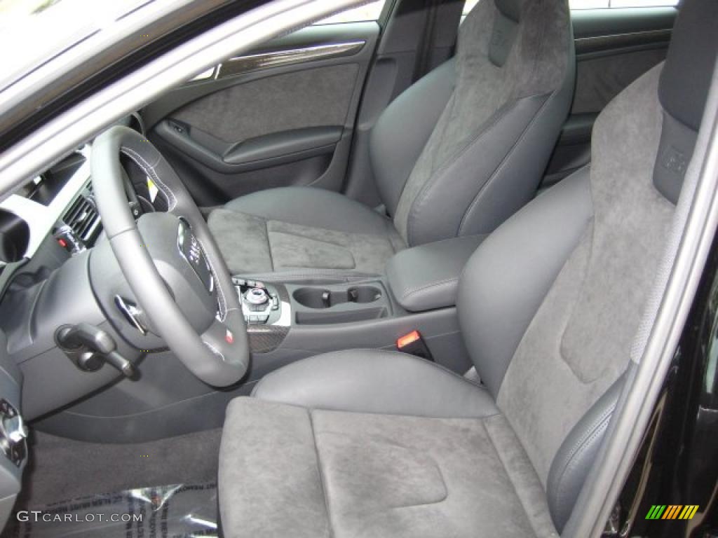 Black Interior 2011 Audi S4 3.0 quattro Sedan Photo #41980295