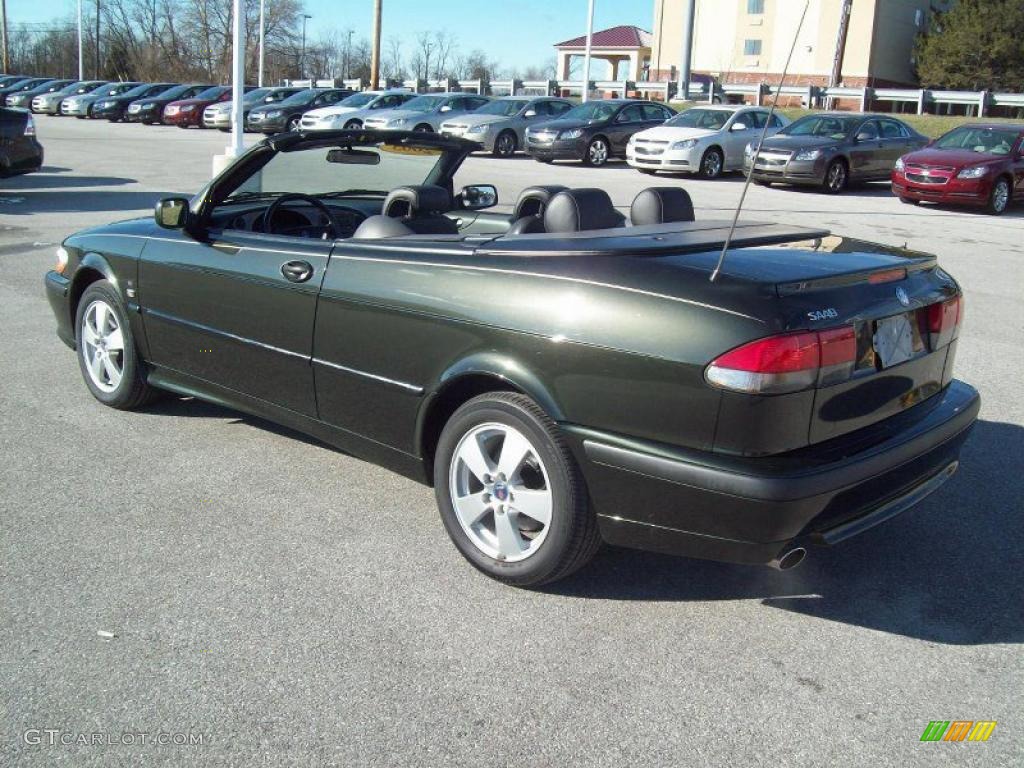 Graphite Green Metallic 2003 Saab 9-3 SE Convertible Exterior Photo #41980947
