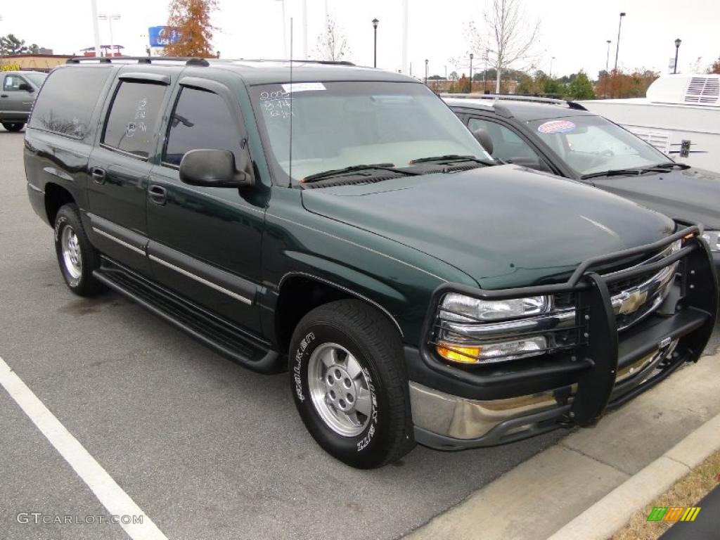 2003 Suburban 1500 4x4 - Dark Green Metallic / Gray/Dark Charcoal photo #4