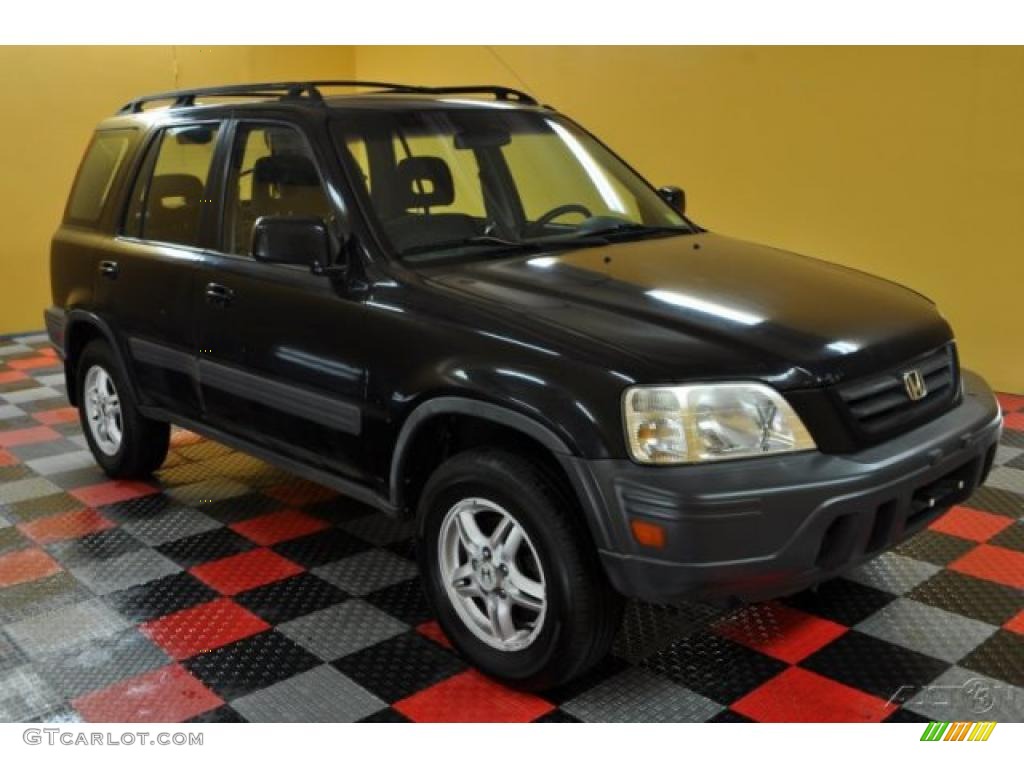 2000 CR-V EX 4WD - Nighthawk Black Pearl / Dark Gray photo #1