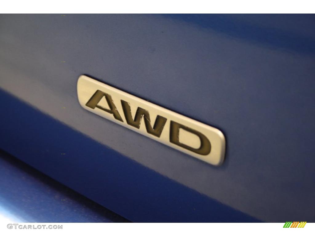 2007 SX4 AWD - Techno Blue Metallic / Black photo #38