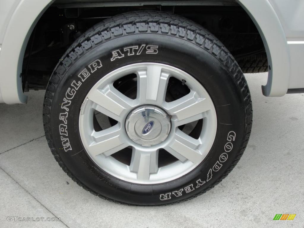 2006 F150 Lariat SuperCrew - Smokestone Metallic / Black photo #13
