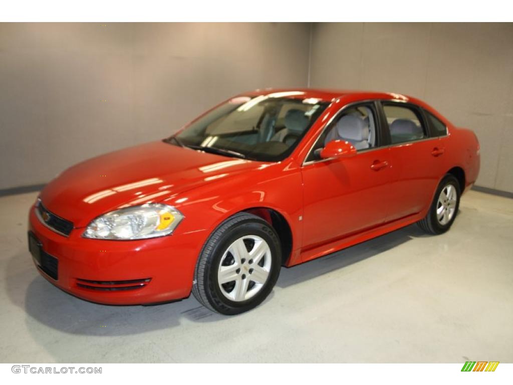 2010 Impala LS - Victory Red / Gray photo #3