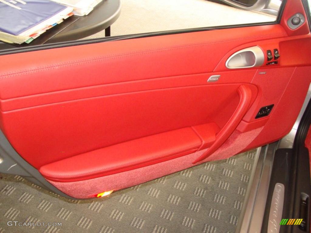 2011 Porsche 911 Carrera 4S Cabriolet Carrera Red Door Panel Photo #41988719