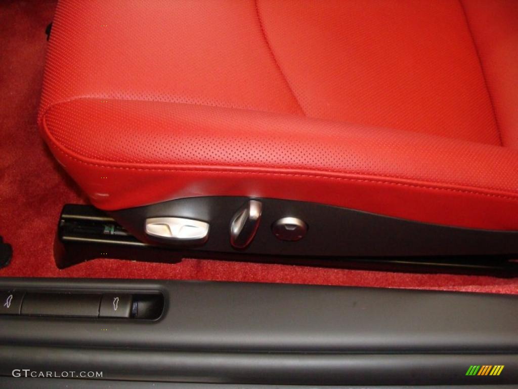 2011 911 Carrera 4S Cabriolet - Platinum Silver Metallic / Carrera Red photo #11