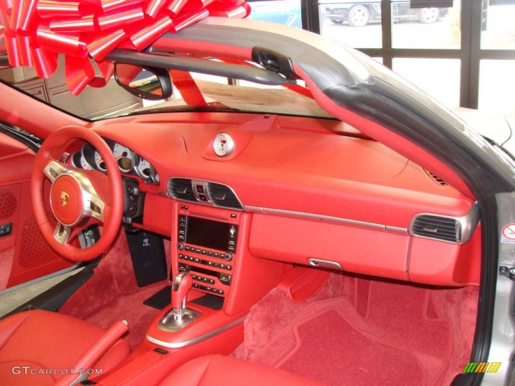2011 Porsche 911 Carrera 4S Cabriolet Carrera Red Dashboard Photo #41988811