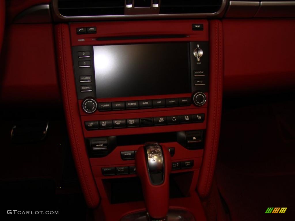 2011 911 Carrera 4S Cabriolet - Platinum Silver Metallic / Carrera Red photo #16