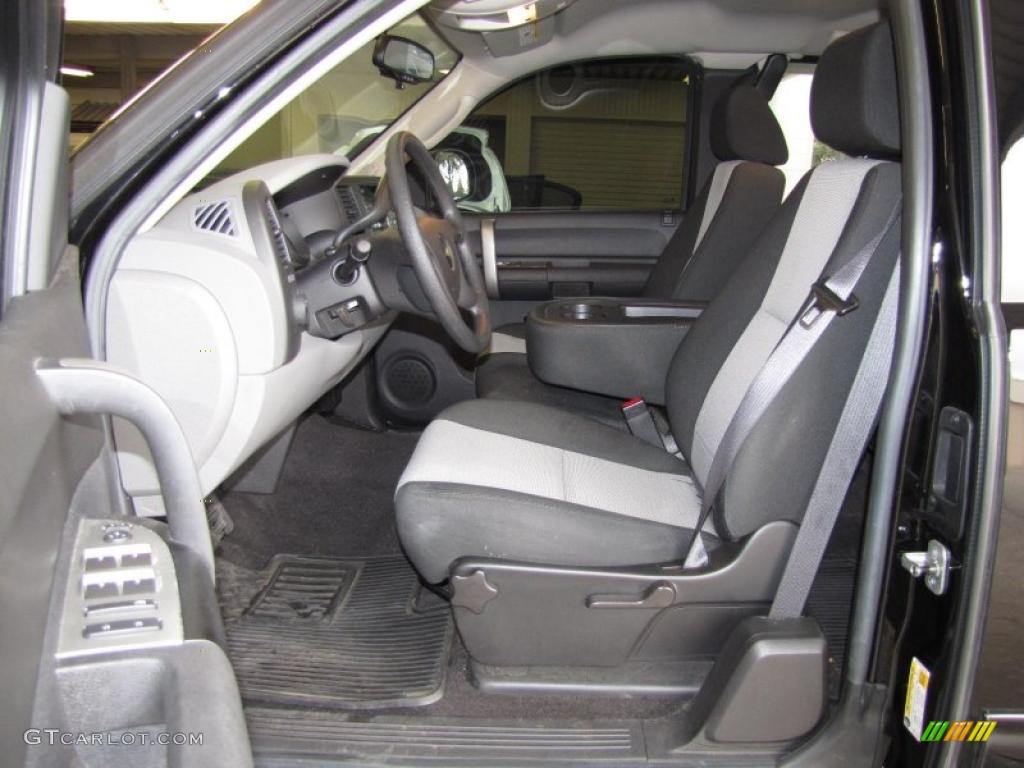 2009 Silverado 1500 LT Extended Cab - Black Granite Metallic / Ebony photo #8
