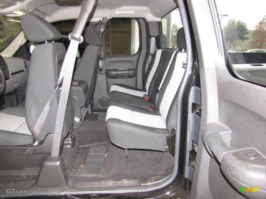 2009 Silverado 1500 LT Extended Cab - Black Granite Metallic / Ebony photo #11