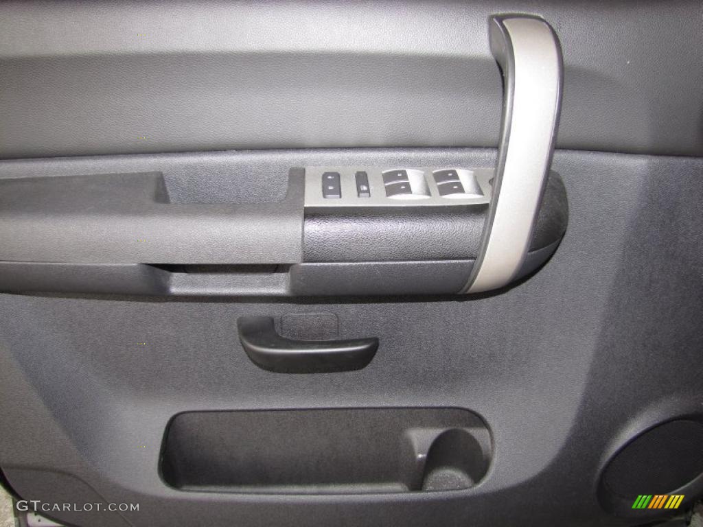2009 Silverado 1500 LT Extended Cab - Black Granite Metallic / Ebony photo #12