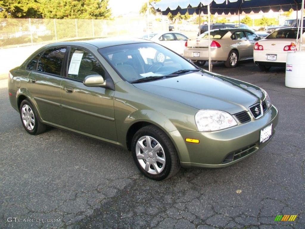 2005 Forenza S Sedan - Desert Green Metallic / Gray photo #1