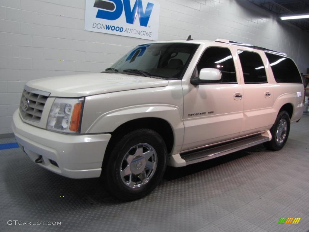 2006 Escalade ESV AWD - White Diamond / Shale photo #2