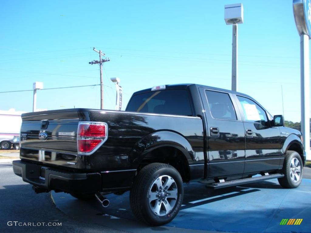 Tuxedo Black Metallic 2011 Ford F150 XLT SuperCrew Exterior Photo #41995704