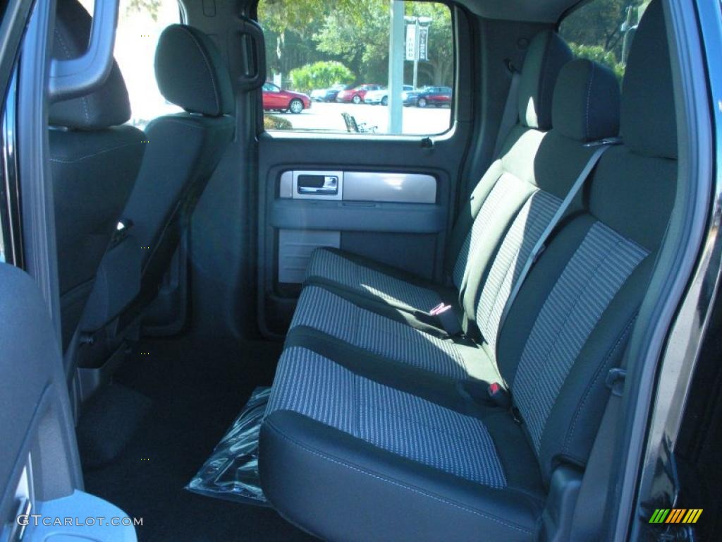 Steel Gray Interior 2011 Ford F150 XLT SuperCrew Photo #41995752