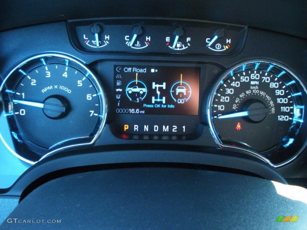 2011 Ford F150 XLT SuperCrew Gauges Photo #41995776