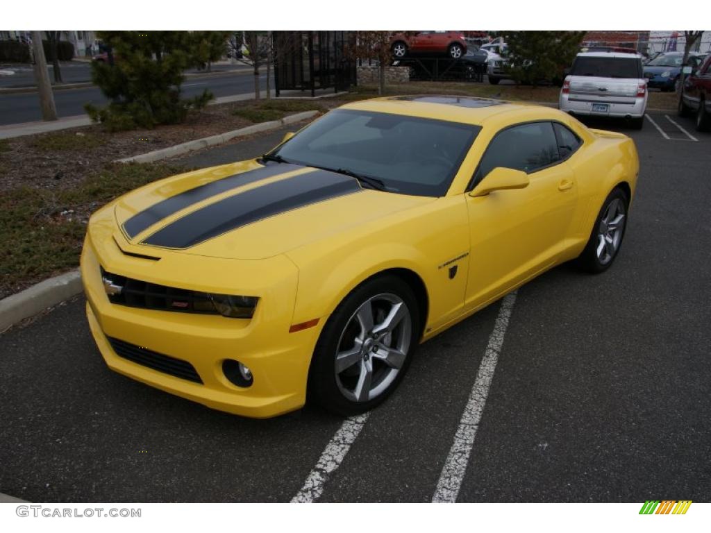 2010 Camaro SS Coupe Transformers Special Edition - Rally Yellow / Black photo #1