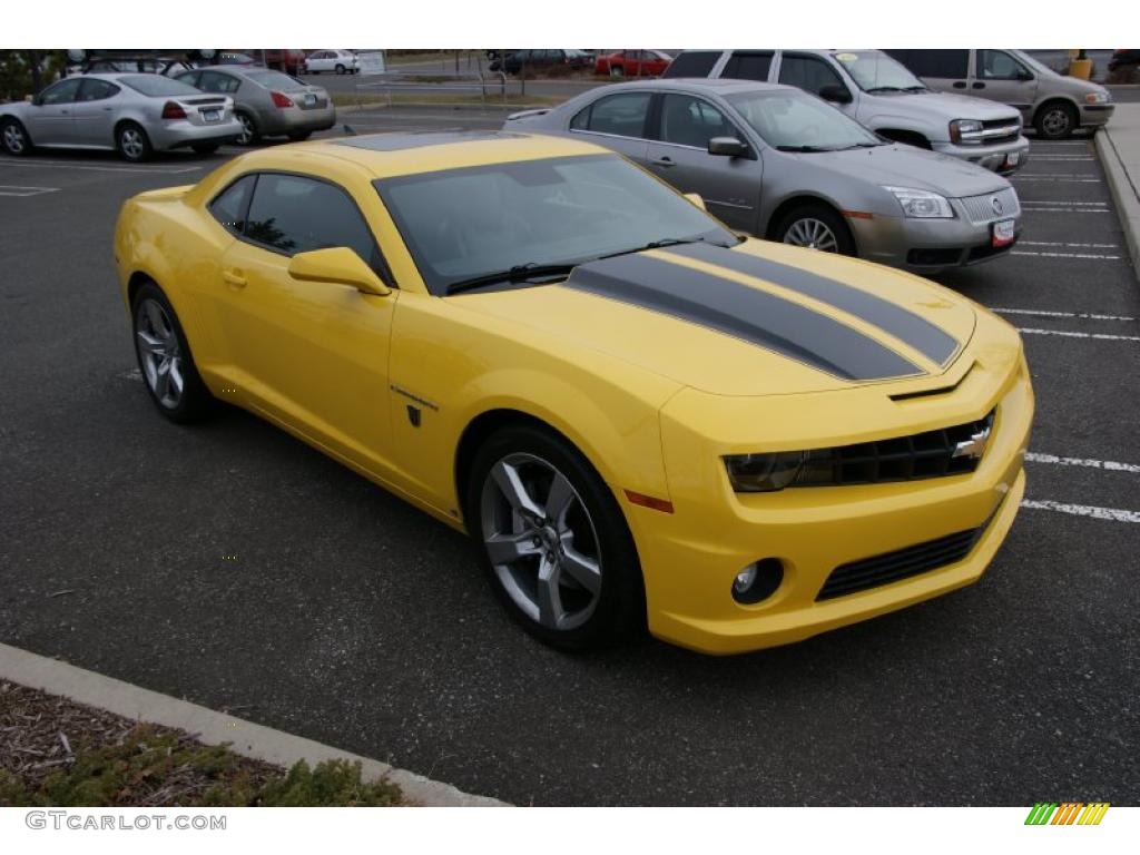 2010 Camaro SS Coupe Transformers Special Edition - Rally Yellow / Black photo #3