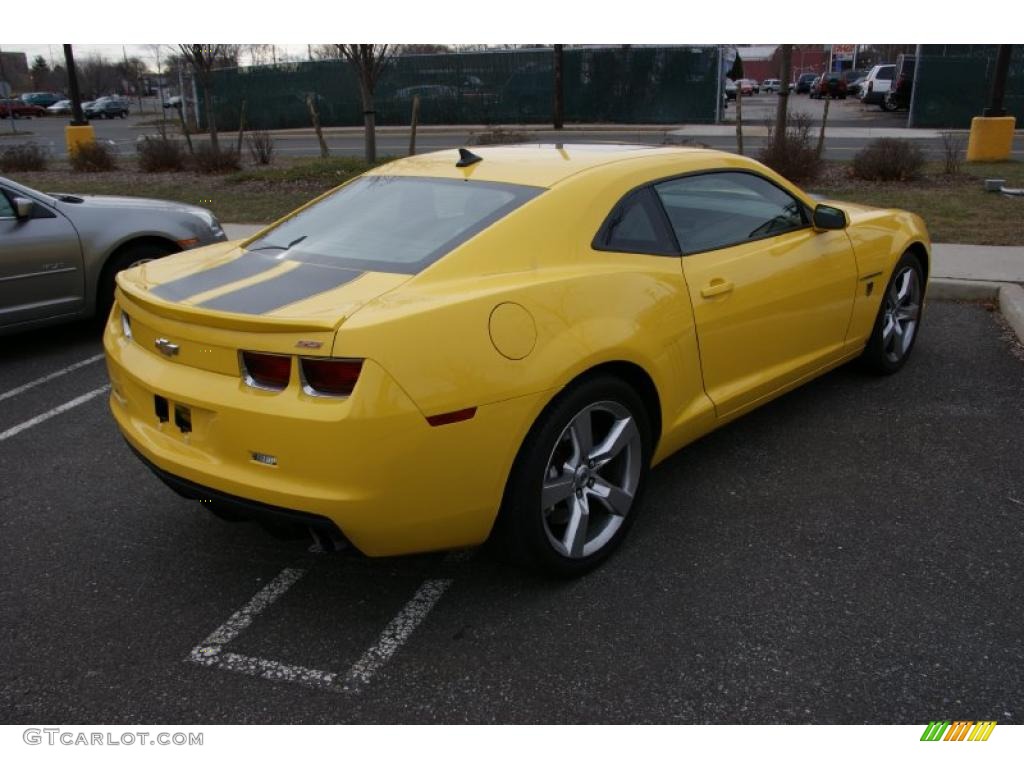 2010 Camaro SS Coupe Transformers Special Edition - Rally Yellow / Black photo #4