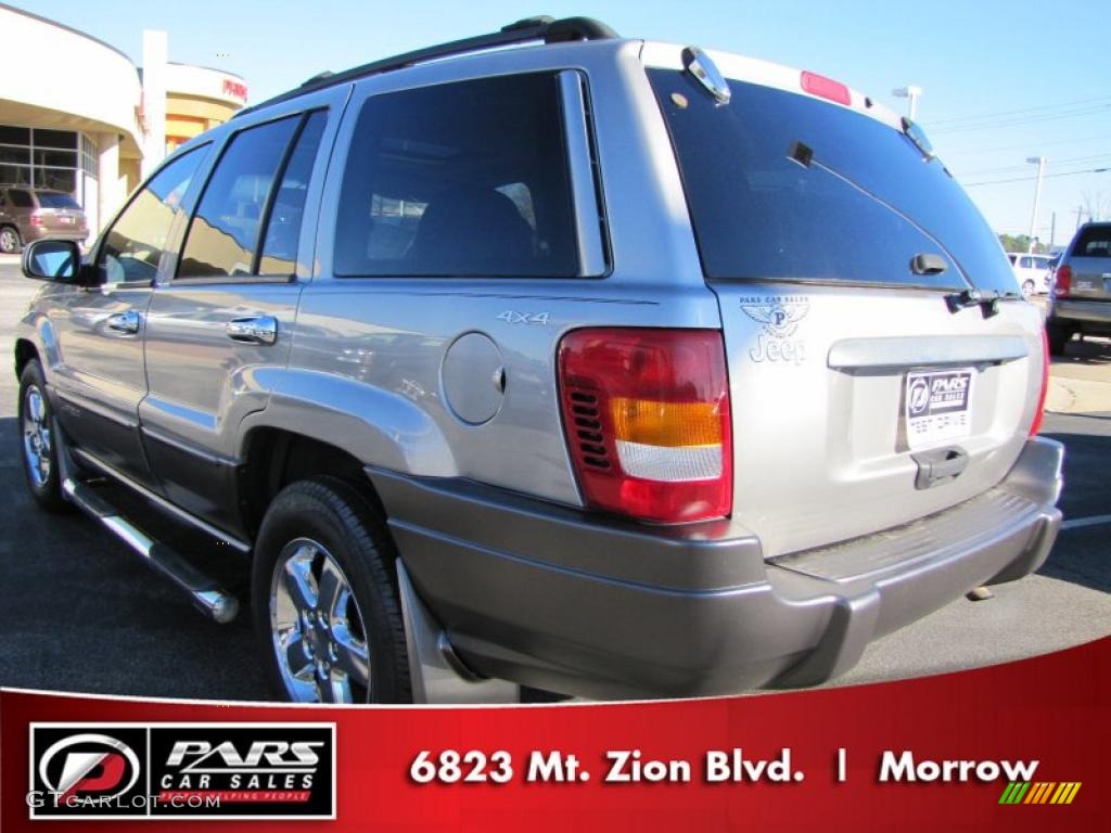 2000 Grand Cherokee Laredo 4x4 - Silverstone Metallic / Taupe photo #2
