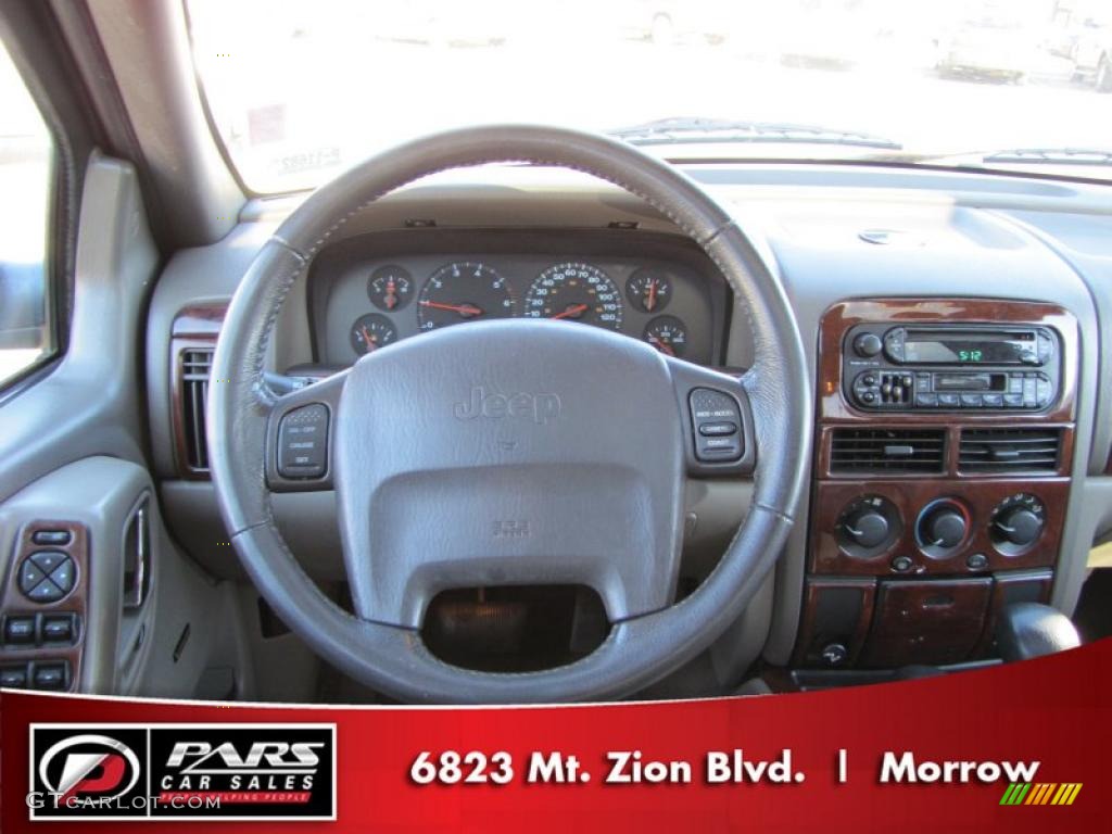 2000 Grand Cherokee Laredo 4x4 - Silverstone Metallic / Taupe photo #14