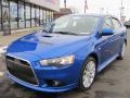 Front 3/4 View of 2010 Lancer Sportback RALLIART AWD