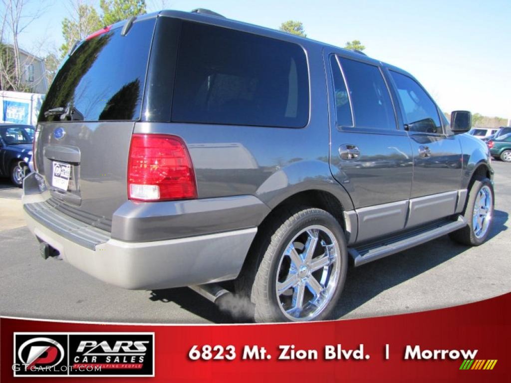 2003 Expedition XLT - Dark Shadow Grey Metallic / Flint Grey photo #3