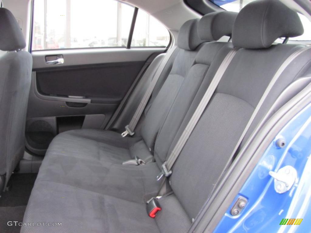 Black Interior 2010 Mitsubishi Lancer Sportback RALLIART AWD Photo #41998168
