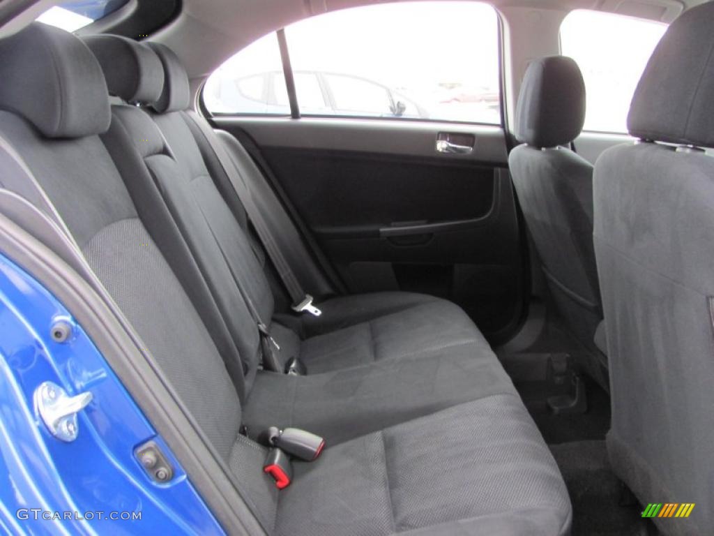 Black Interior 2010 Mitsubishi Lancer Sportback RALLIART AWD Photo #41998224