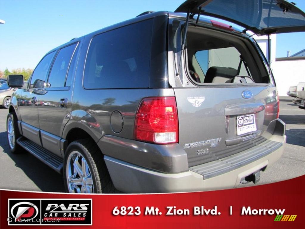 2003 Expedition XLT - Dark Shadow Grey Metallic / Flint Grey photo #10