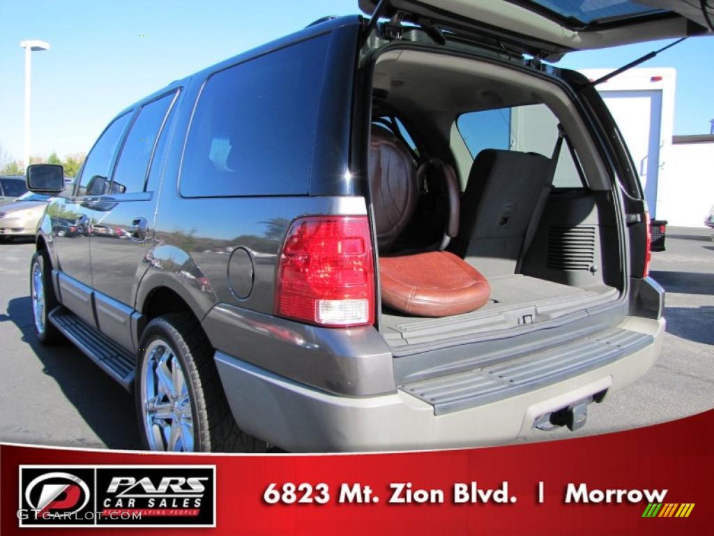 2003 Expedition XLT - Dark Shadow Grey Metallic / Flint Grey photo #11