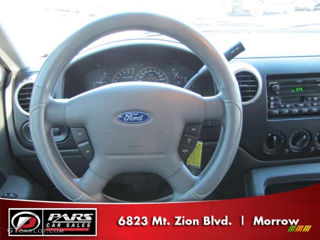 2003 Expedition XLT - Dark Shadow Grey Metallic / Flint Grey photo #14