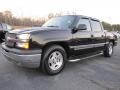 2005 Black Chevrolet Silverado 1500 LS Crew Cab  photo #3