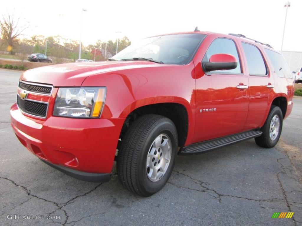 Victory Red 2007 Chevrolet Tahoe LT Exterior Photo #41998888