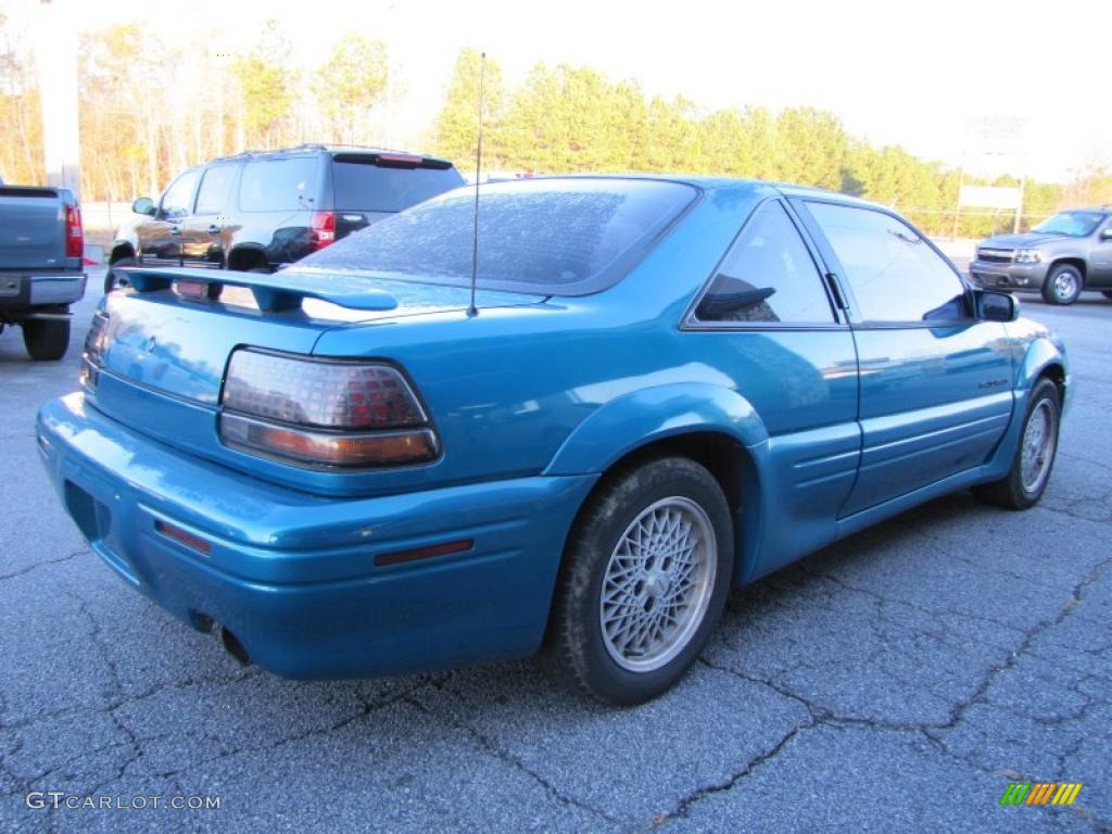 1994 Grand Prix SE Coupe - Medium Teal Metallic / Pewter photo #7