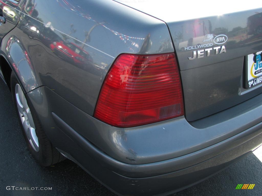 2003 Jetta GLS Sedan - Platinum Grey Metallic / Grey photo #8