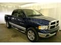 2005 Patriot Blue Pearl Dodge Ram 1500 SLT Quad Cab 4x4  photo #1