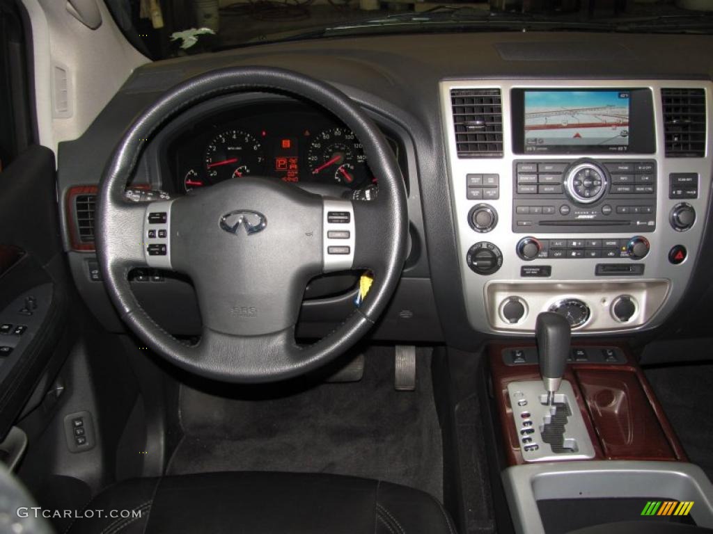 2010 Infiniti QX 56 4WD Graphite Dashboard Photo #42002496
